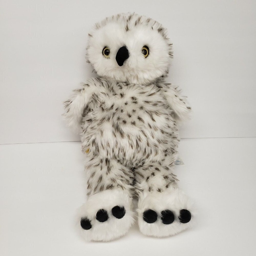 Build a Bear 15" White Spotted Owl 2010 Stuffed Animal Plush